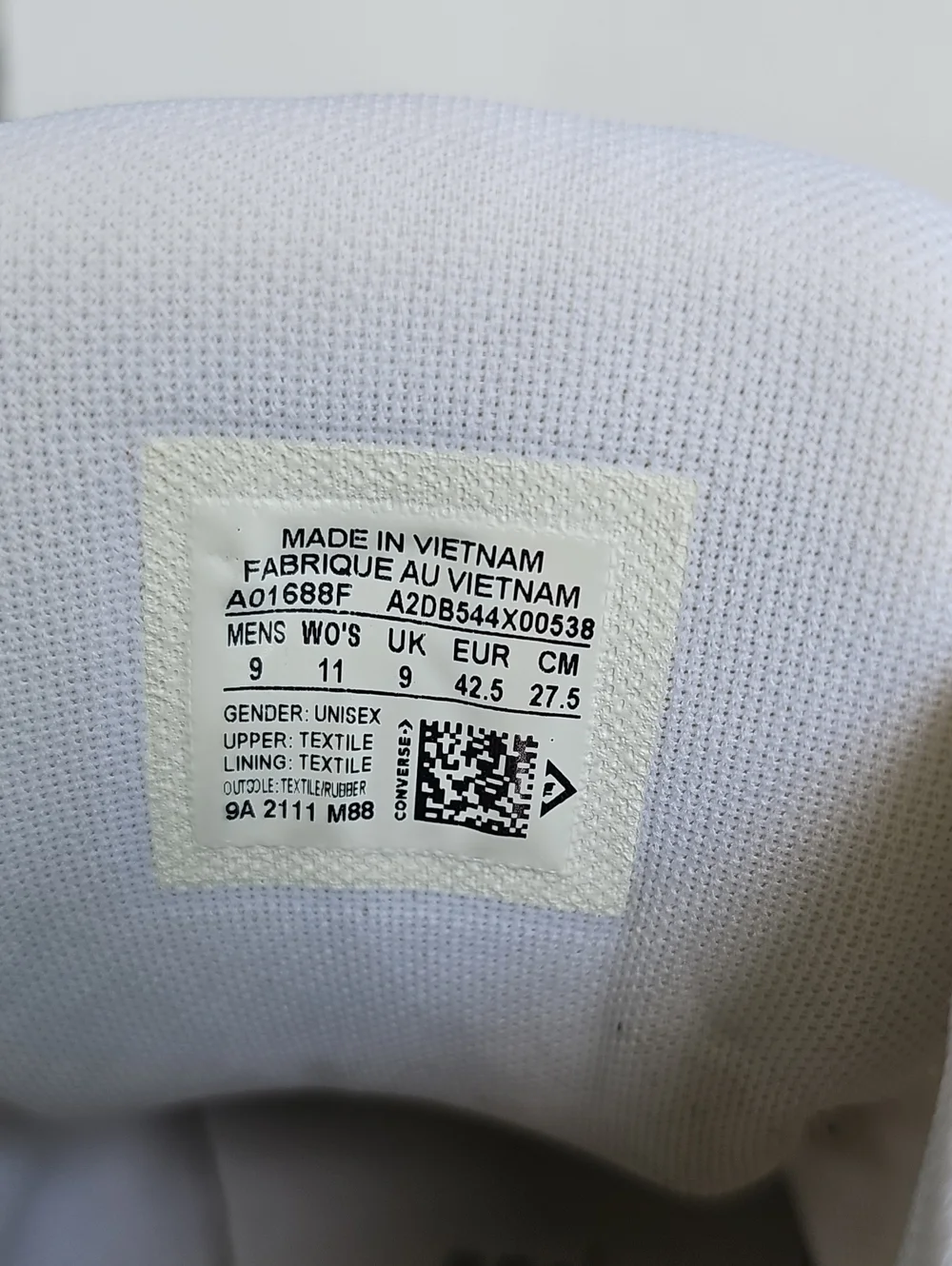 ​NWOT Converse Chuck Taylor All Star Street Mid White Sneakers Men 9 Women 11